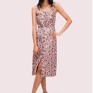NWT: kate spade panthera jacquard midi dress